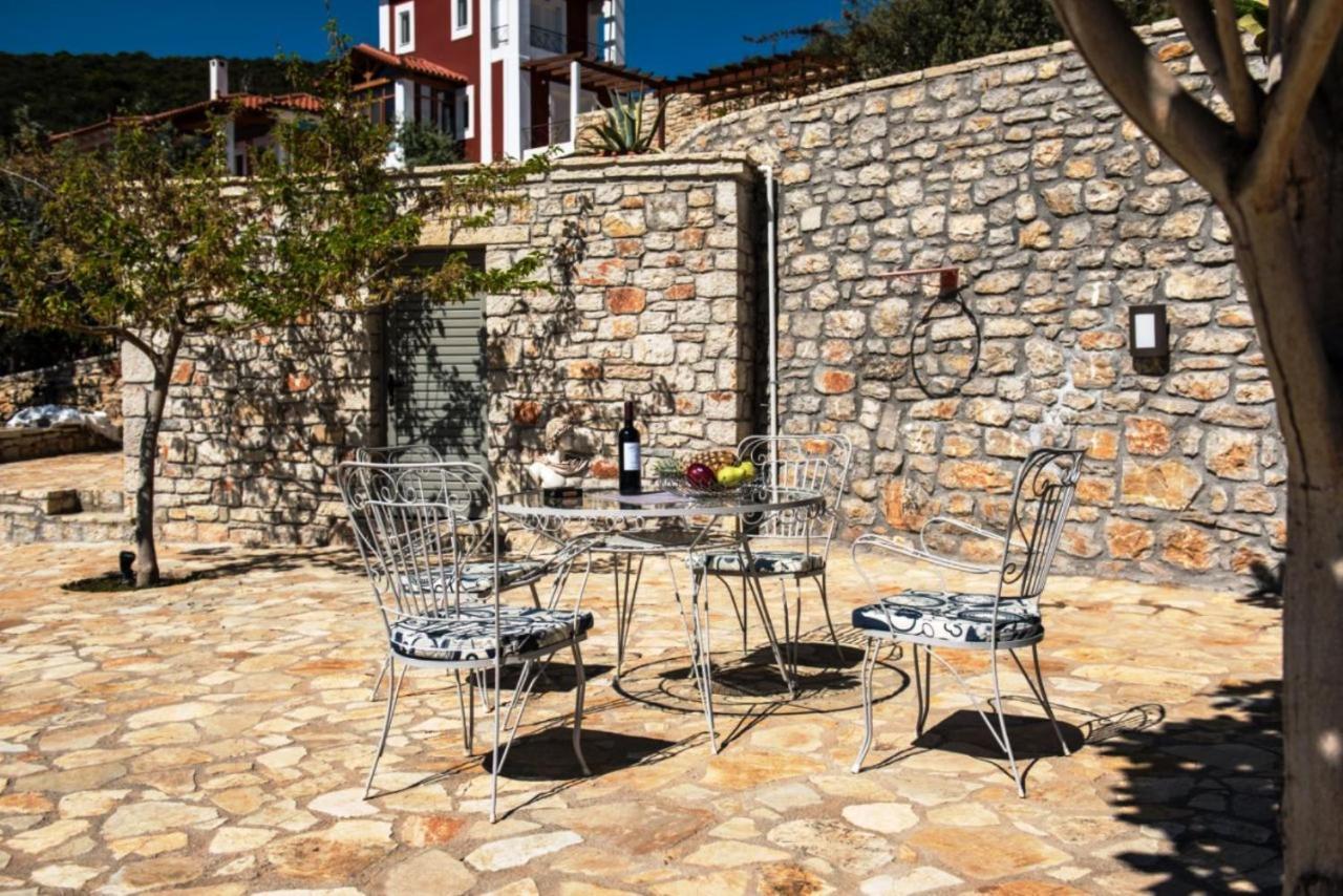 Apollo Romantic Sea View Villa Kivérion Buitenkant foto