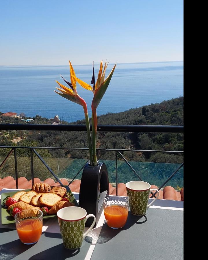 Apollo Romantic Sea View Villa Kivérion Buitenkant foto